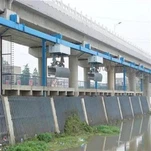 پاور پلانٹ انلیٹ کا کوڑے دان کا ریک